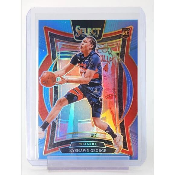 KYSHAWN GEORGE 2024-25 SELECT CONCOURSE ROOKIE LIGHT BLUE RC /299 Q2754 - Picture 1 of 2